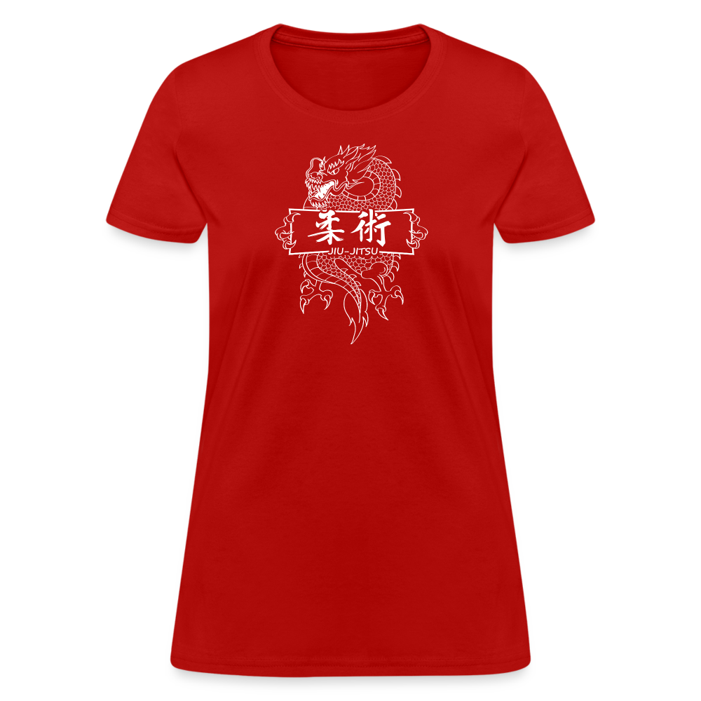 Dragon Jiu-Jitsu Women's T-Shirt - red