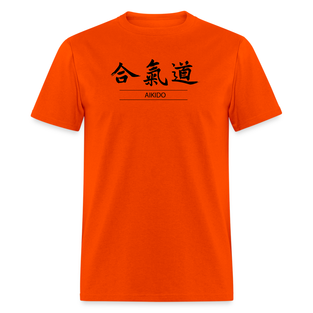 Aikido Kanji Men's T-Shirt - orange