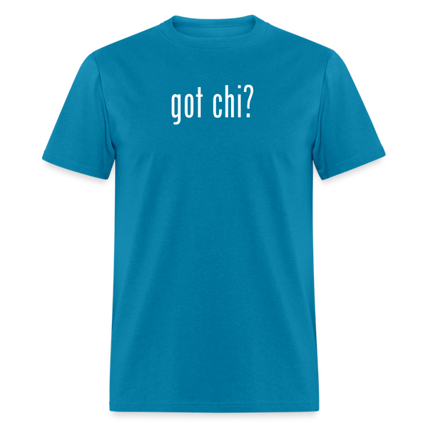 Got Chi? Men's T-Shirt - turquoise