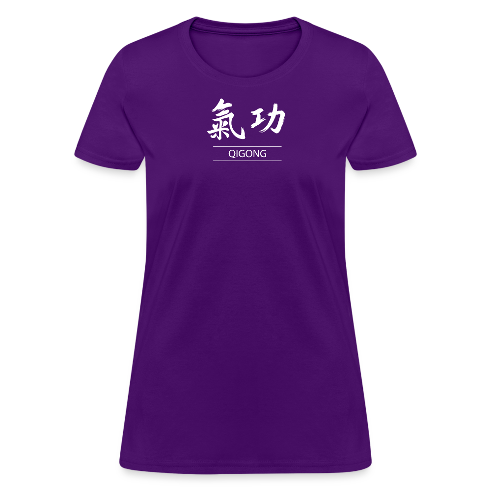 Qigong Kanji Women's T-Shirt - purple