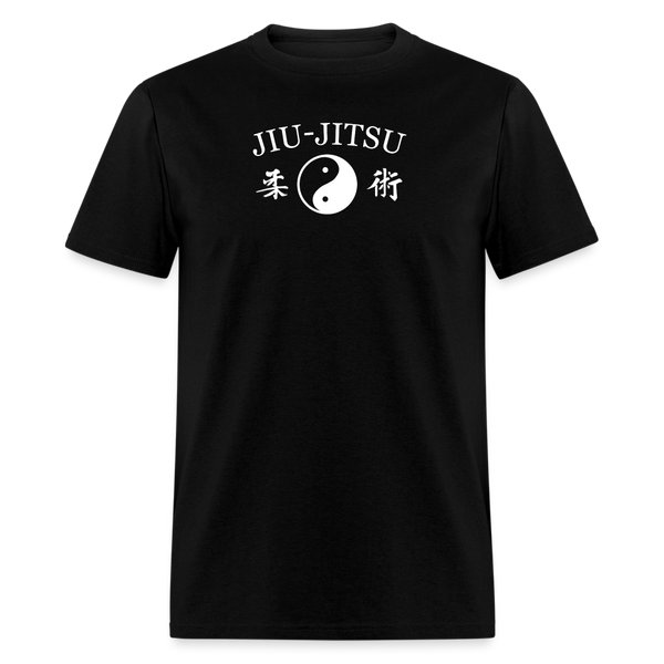 Jiu-Jitsu Yin and Yang Kanji Men's T-Shirt - black