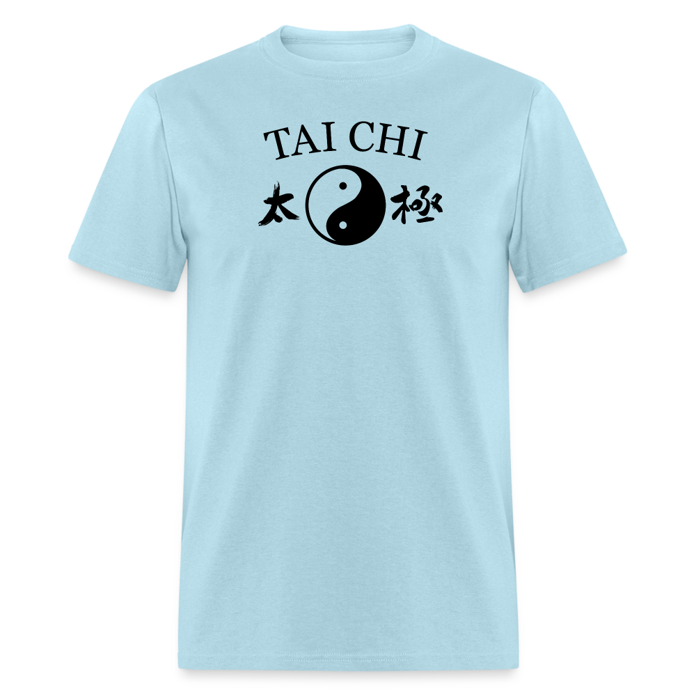 Tai Chi Yin and Yang Men's T-Shirt - powder blue