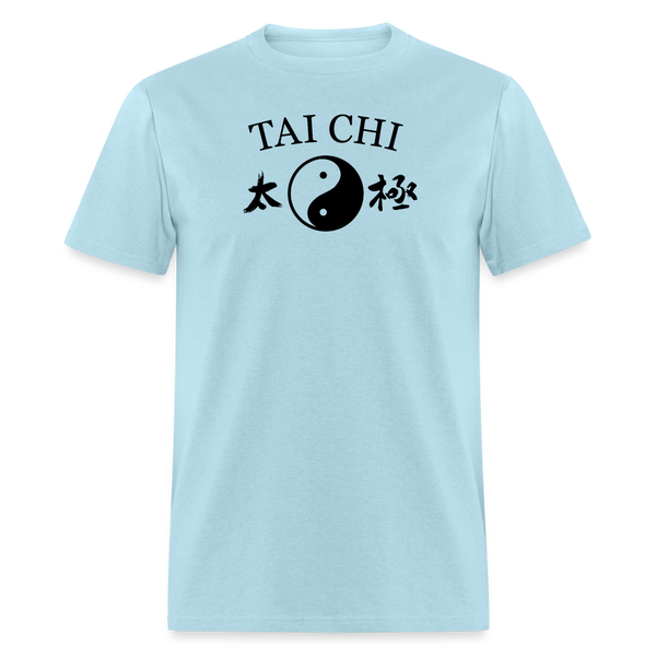 Tai Chi Yin and Yang Men's T-Shirt - powder blue