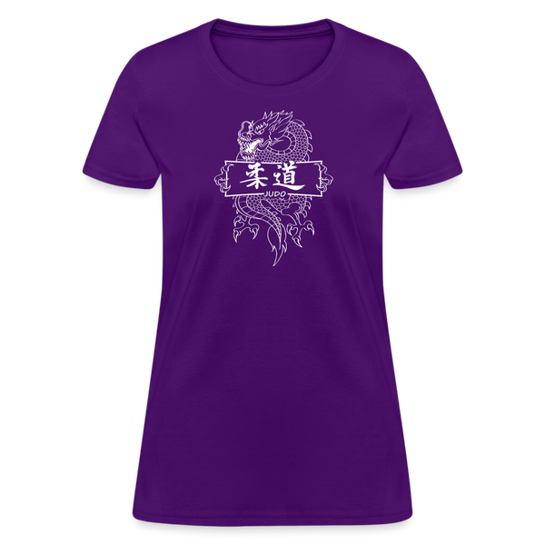 Dragon Judo Women's T-Shirt - purple