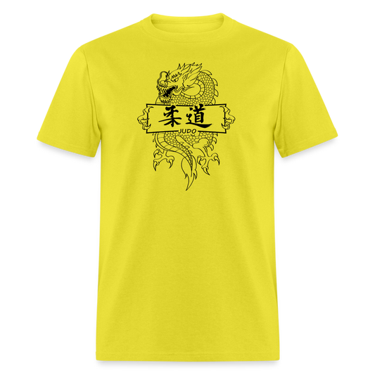 Dragon Judo Men's T-Shirt - yellow