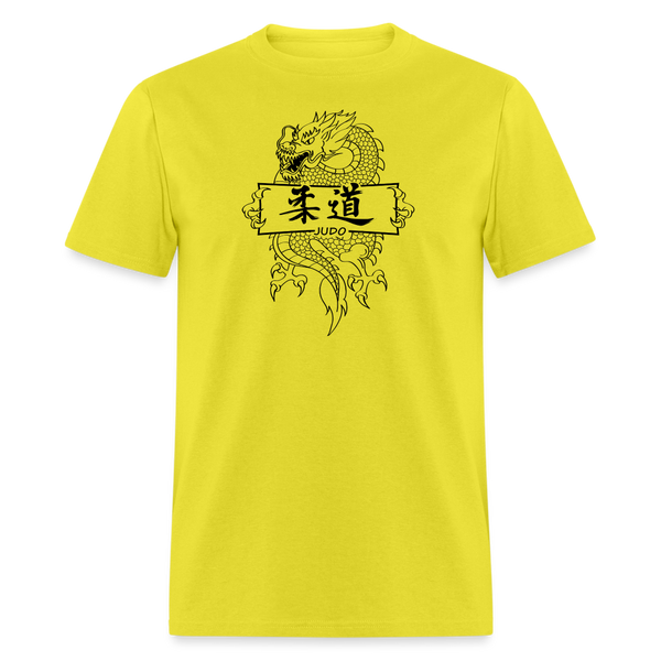 Dragon Judo Men's T-Shirt - yellow