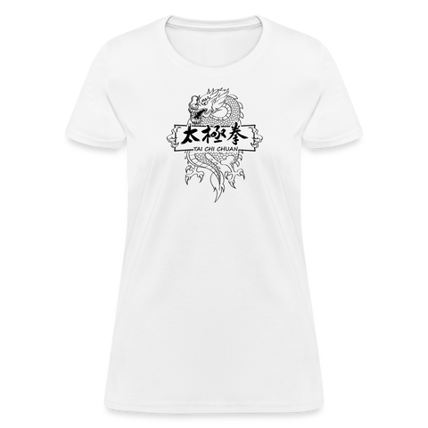 Dragon Tai Chi Women's T-Shirt - white