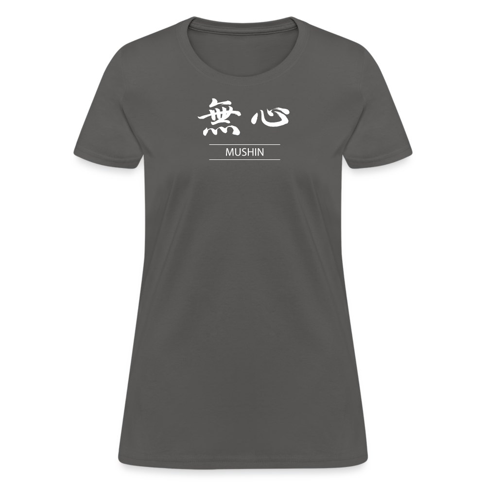 Mushin Kanji Women's T-Shirt - charcoal