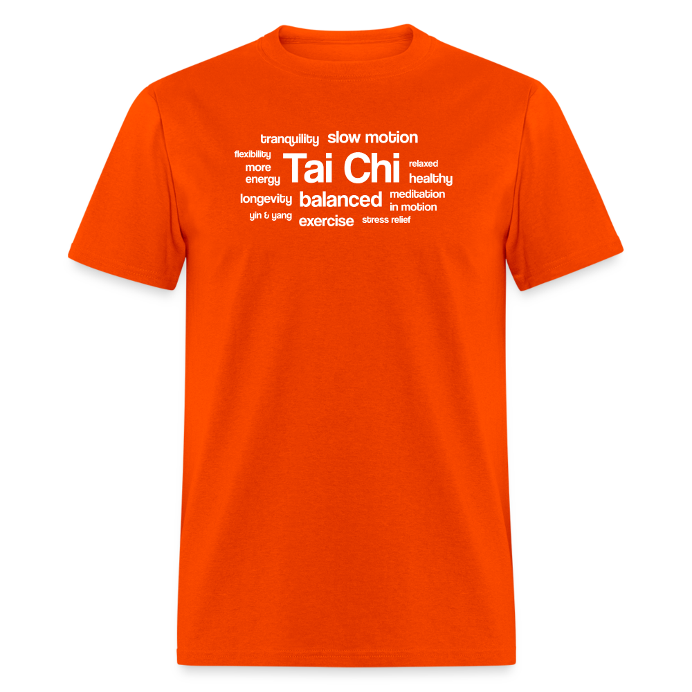 Tai Chi Health Benefits Men's T-Shirt - orange