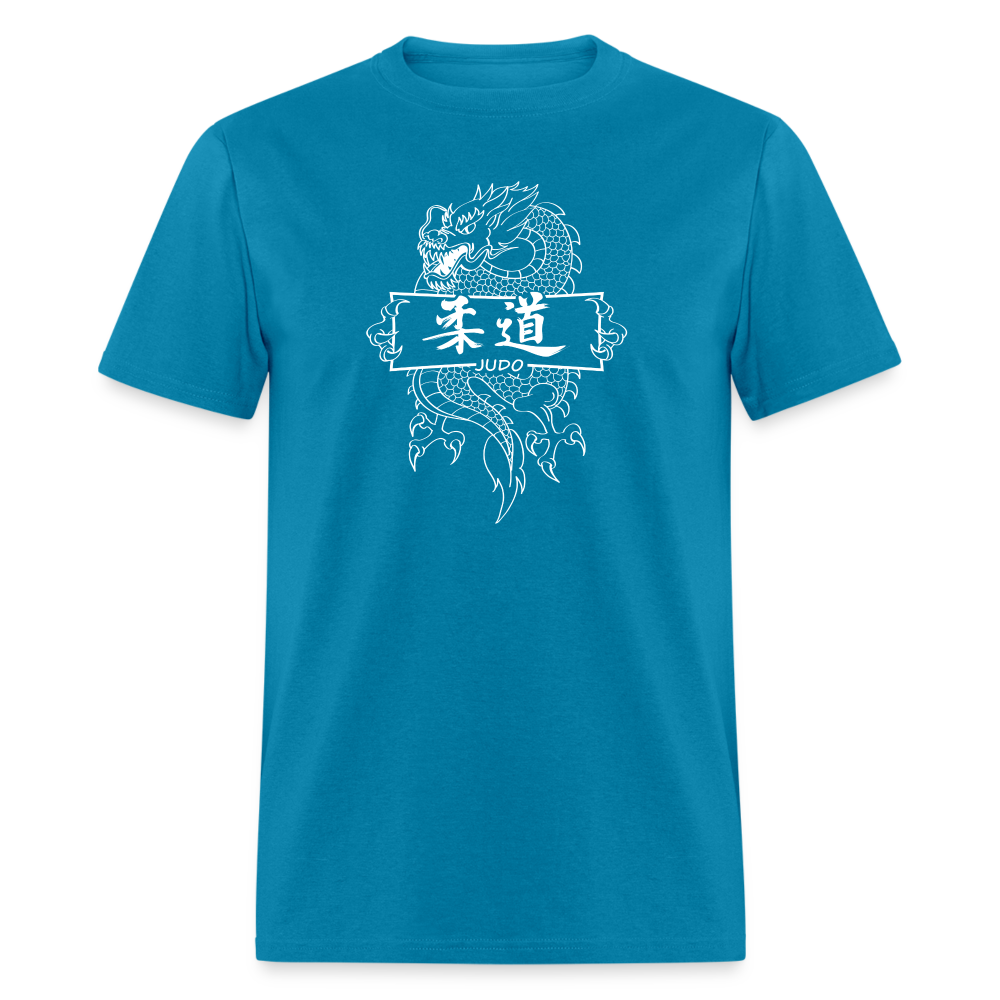 Dragon Judo Men's T-Shirt - turquoise