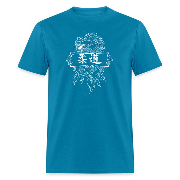 Dragon Judo Men's T-Shirt - turquoise