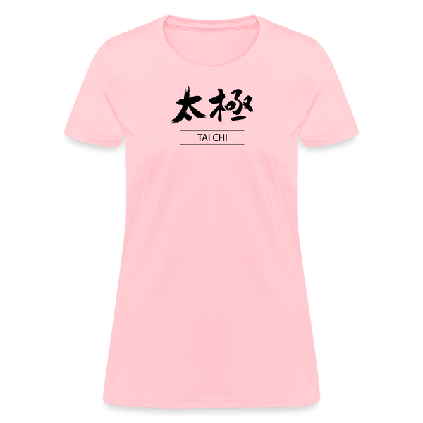 Tai Chi Kanji Women's T-Shirt - pink