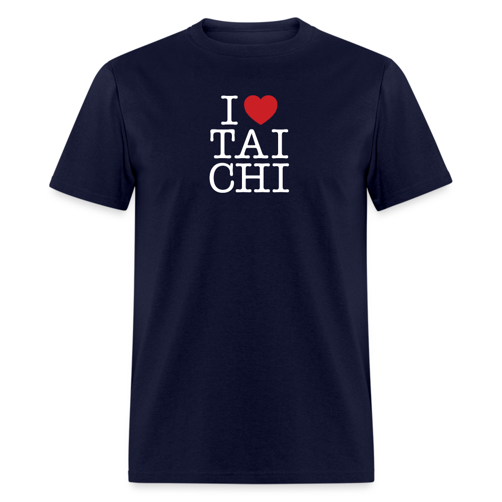 I Love Tai Chi Men's T-Shirt - navy