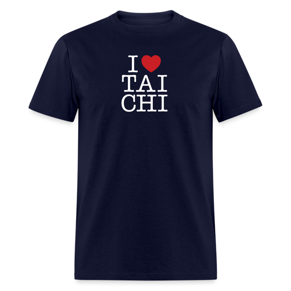 I Love Tai Chi Men's T-Shirt - navy