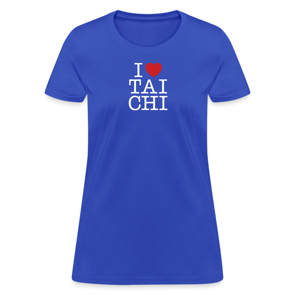 I Love Tai Chi Women's T-Shirt - royal blue