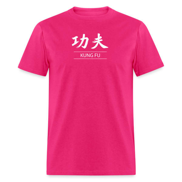 Kung Fu Kanji Men's T-Shirt - fuchsia