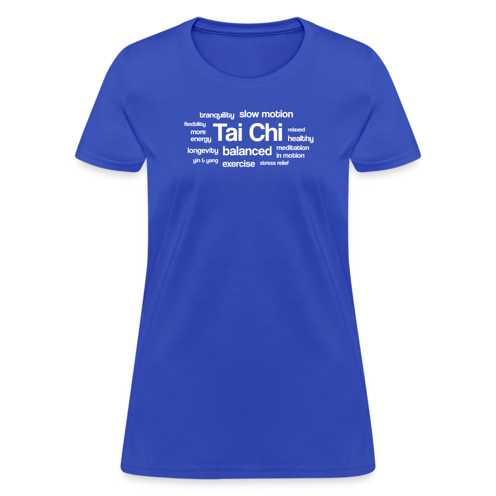 Tai Chi Health Benefits Women's T-Shirt - royal blue