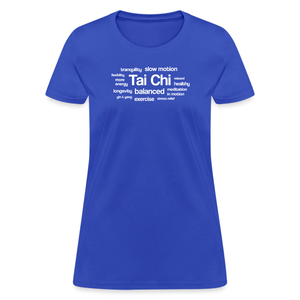 Tai Chi Health Benefits Women's T-Shirt - royal blue