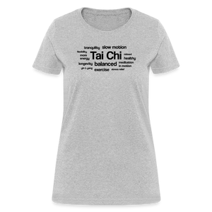 Tai Chi Health Benefits Women's T-Shirt - heather gray