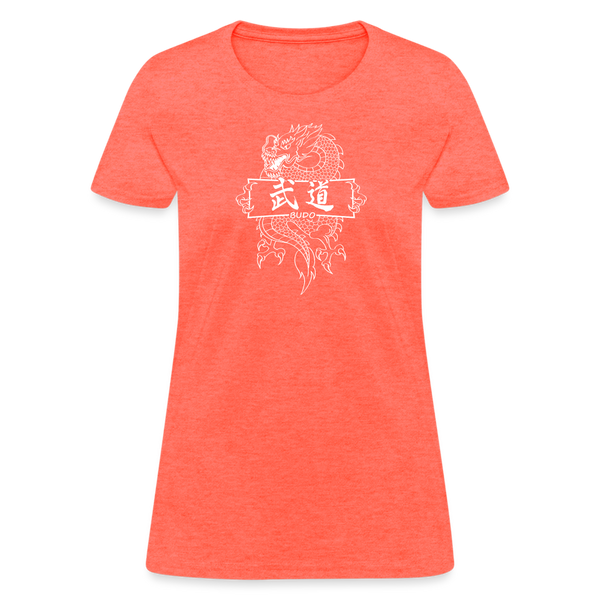 Dragon Budo Women's T-Shirt - heather coral