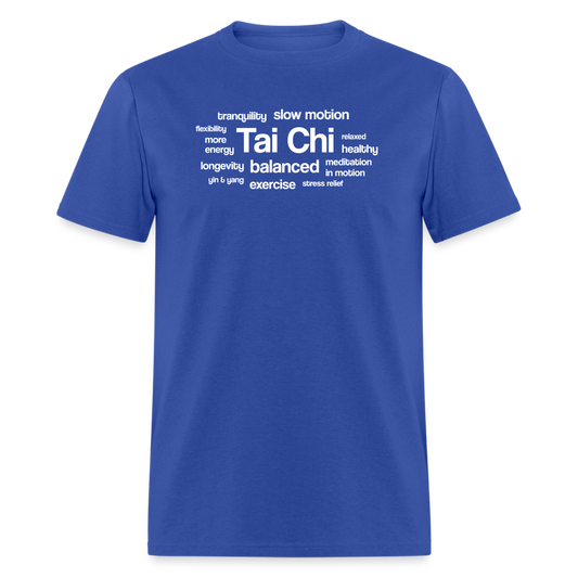 Tai Chi Health Benefits Men's T-Shirt - royal blue