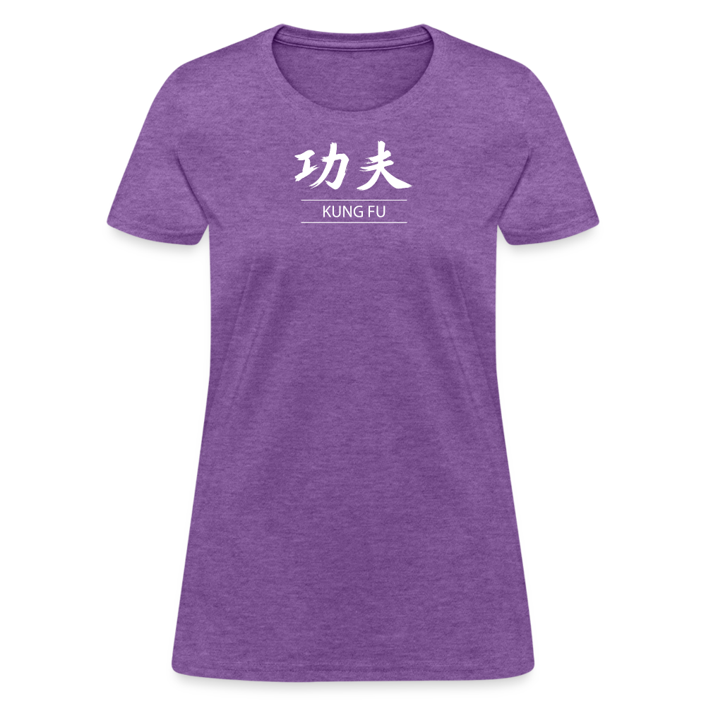 Kung Fu Kanji Women's T-Shirt - purple heather