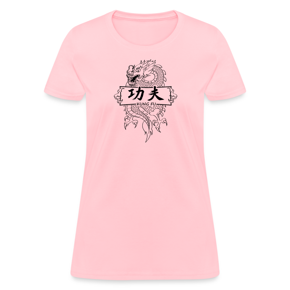 Dragon Kung Fu Women's T-Shirt - pink