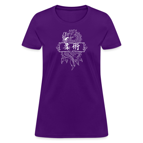 Dragon Jiu-Jitsu Women's T-Shirt - purple