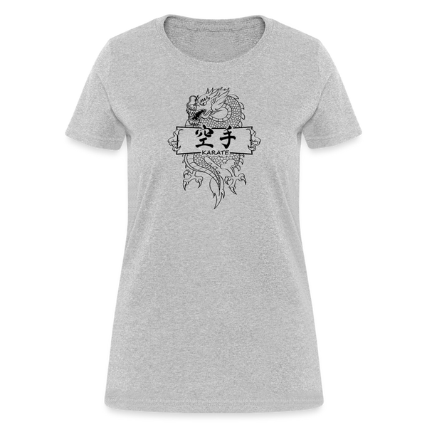 Dragon Karate Women's T-Shirt - heather gray