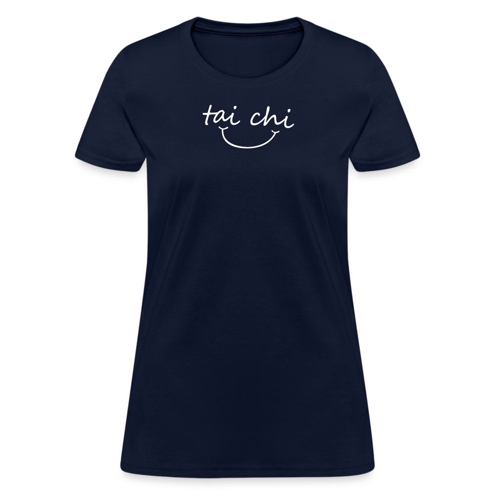 Tai Chi Smile Women's T-Shirt - navy