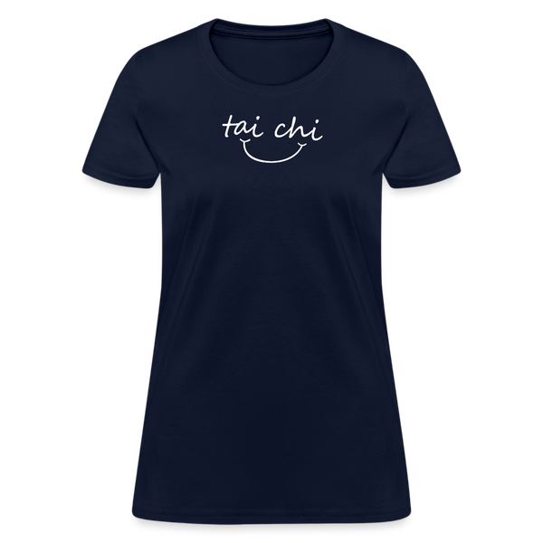 Tai Chi Smile Women's T-Shirt - navy