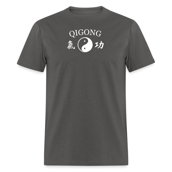 Qigong Kanji Men's T-Shirt - charcoal