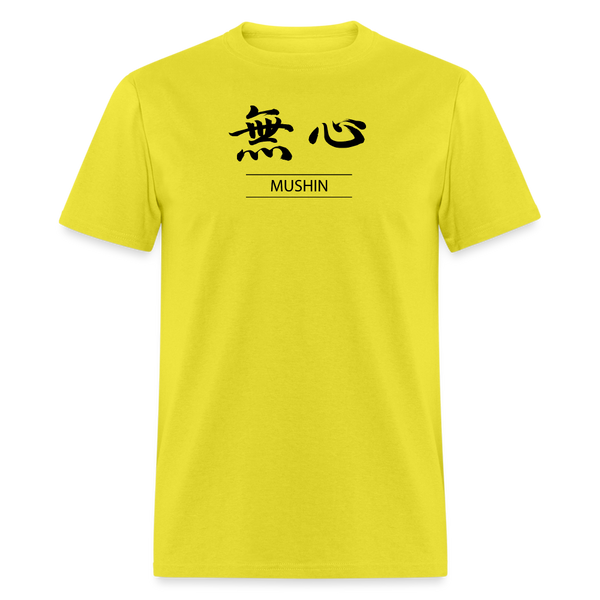 Mushin Kanji Men's T-Shirt - yellow