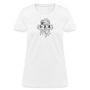 Dragon Aikido Women's T Shirt - white