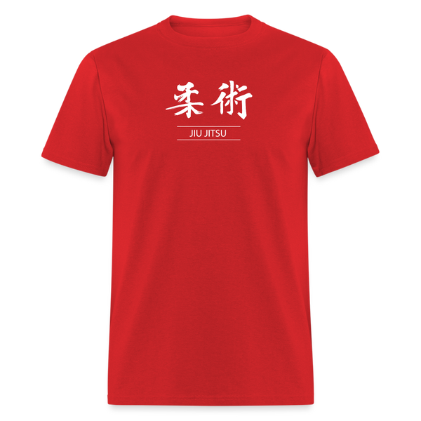 Jiu-Jitsu Kanji Men's T-Shirt - red