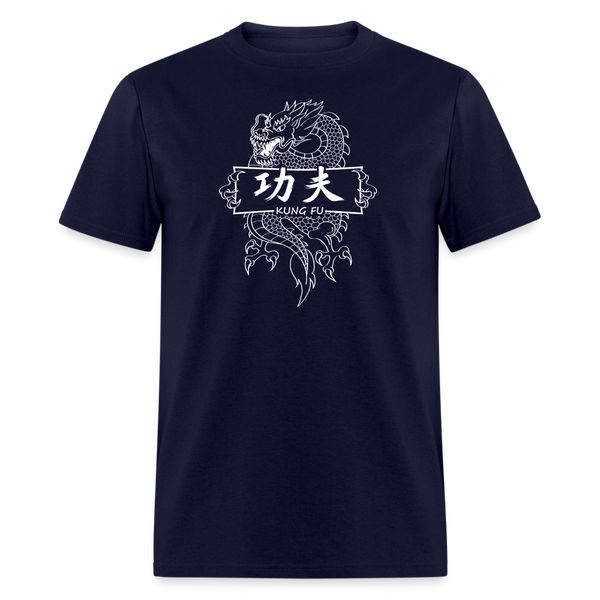 Dragon Kung Fu Men's T-Shirt - navy