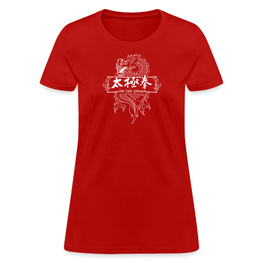 Dragon Tai Chi Chuan Women's T-Shirt - red