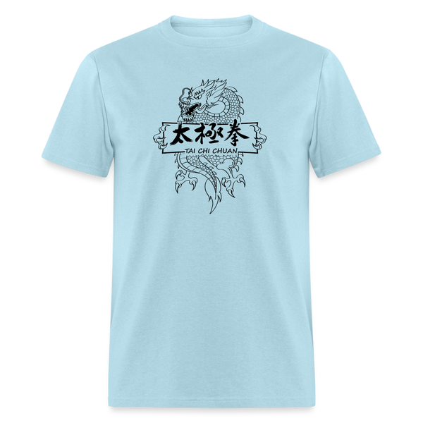 Dragon Tai Chi Chuan Men's T-Shirt - powder blue