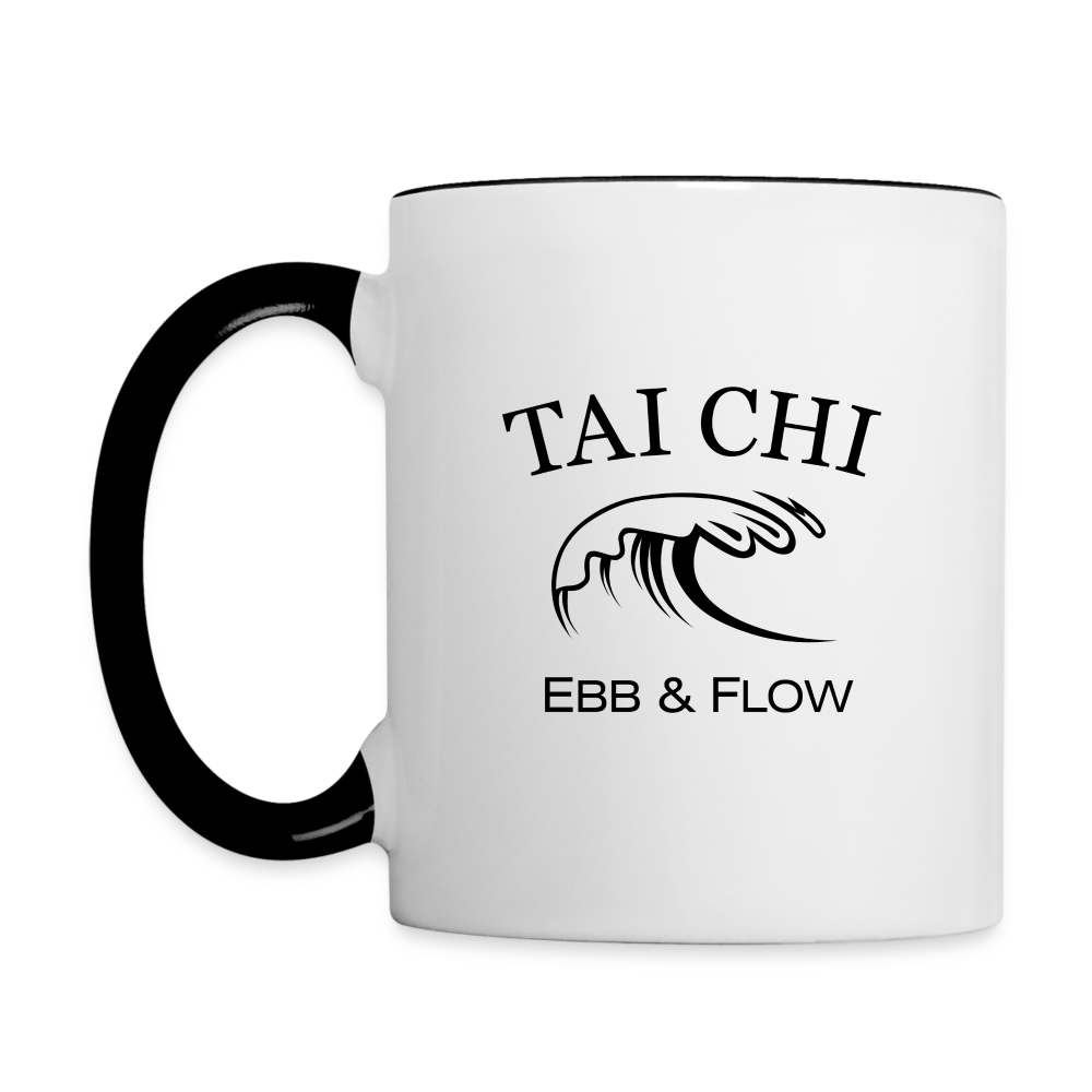 Tai Chi Ebb & Flow Coffee Mug - white/black