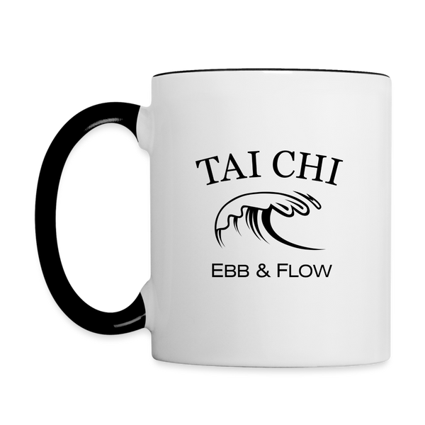 Tai Chi Ebb & Flow Coffee Mug - white/black