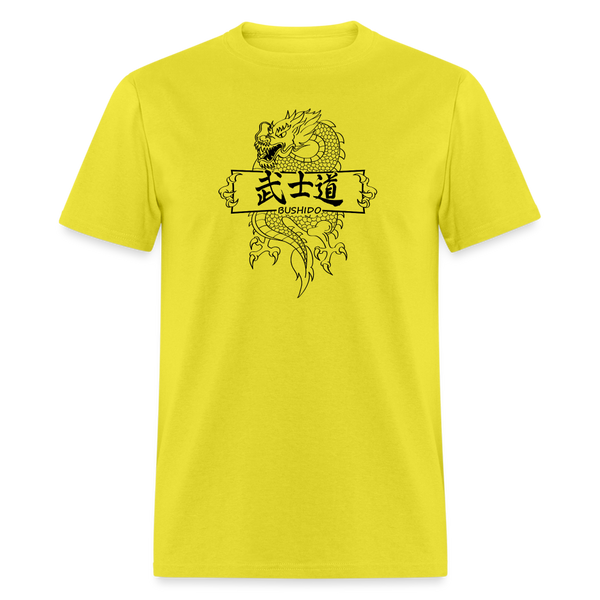 Dragon Bushido Men's T-Shirt - yellow