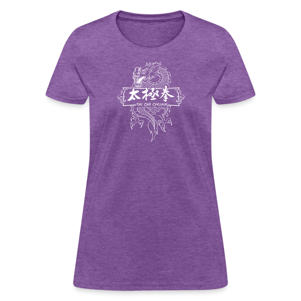 Dragon Tai Chi Chuan Women's T-Shirt - purple heather