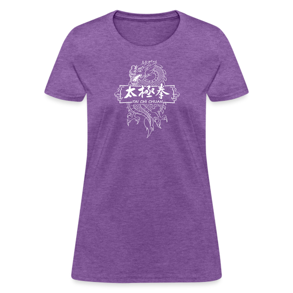 Dragon Tai Chi Chuan Women's T-Shirt - purple heather