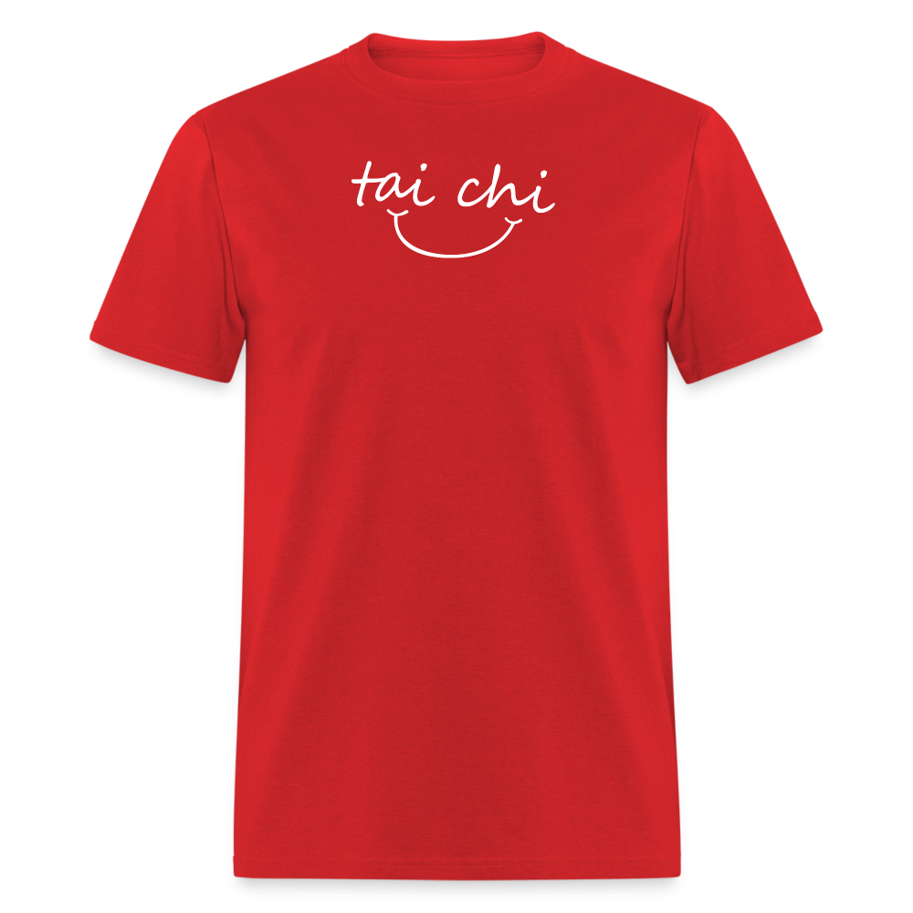 Tai Chi Smile Men's T-Shirt - red