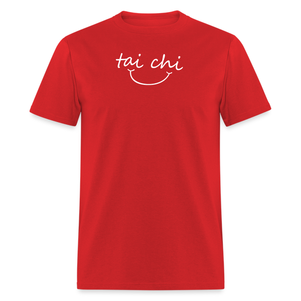 Tai Chi Smile Men's T-Shirt - red