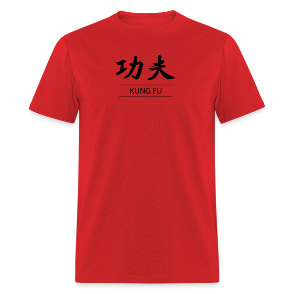 Kung Fu Kanji Men's T-Shirt - red