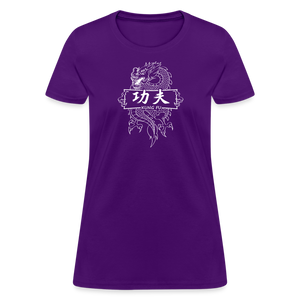 Dragon Kung Fu Women's T-Shirt - purple