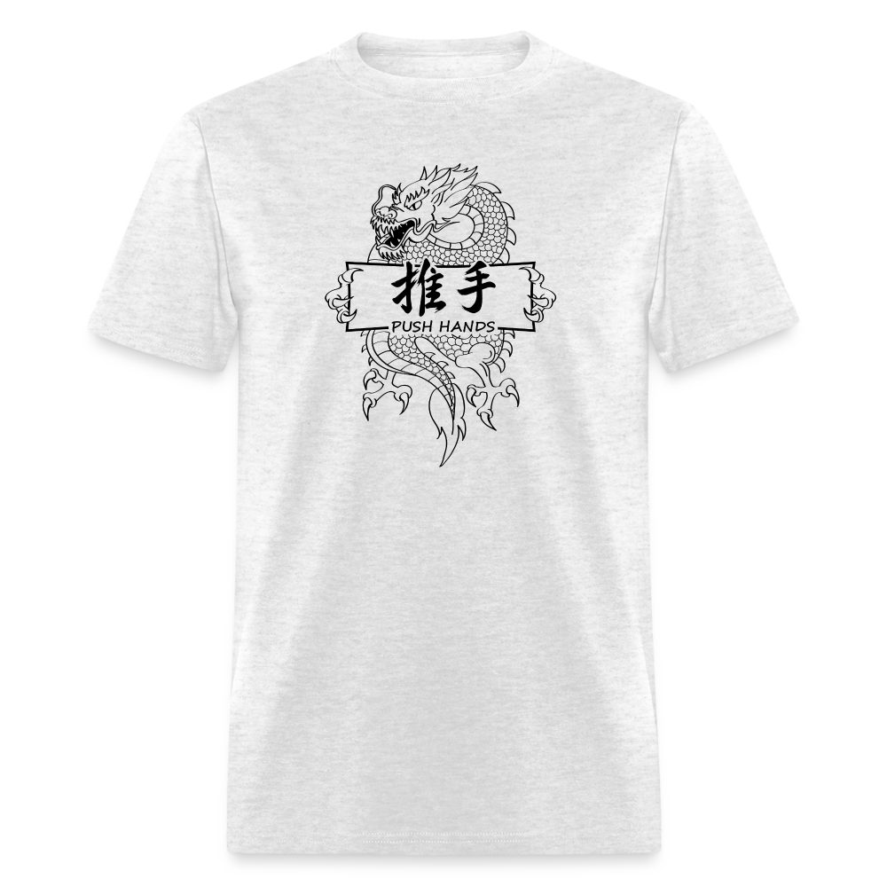 Dragon Push Hands Men's T Shirt - light heather gray