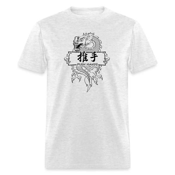 Dragon Push Hands Men's T Shirt - light heather gray