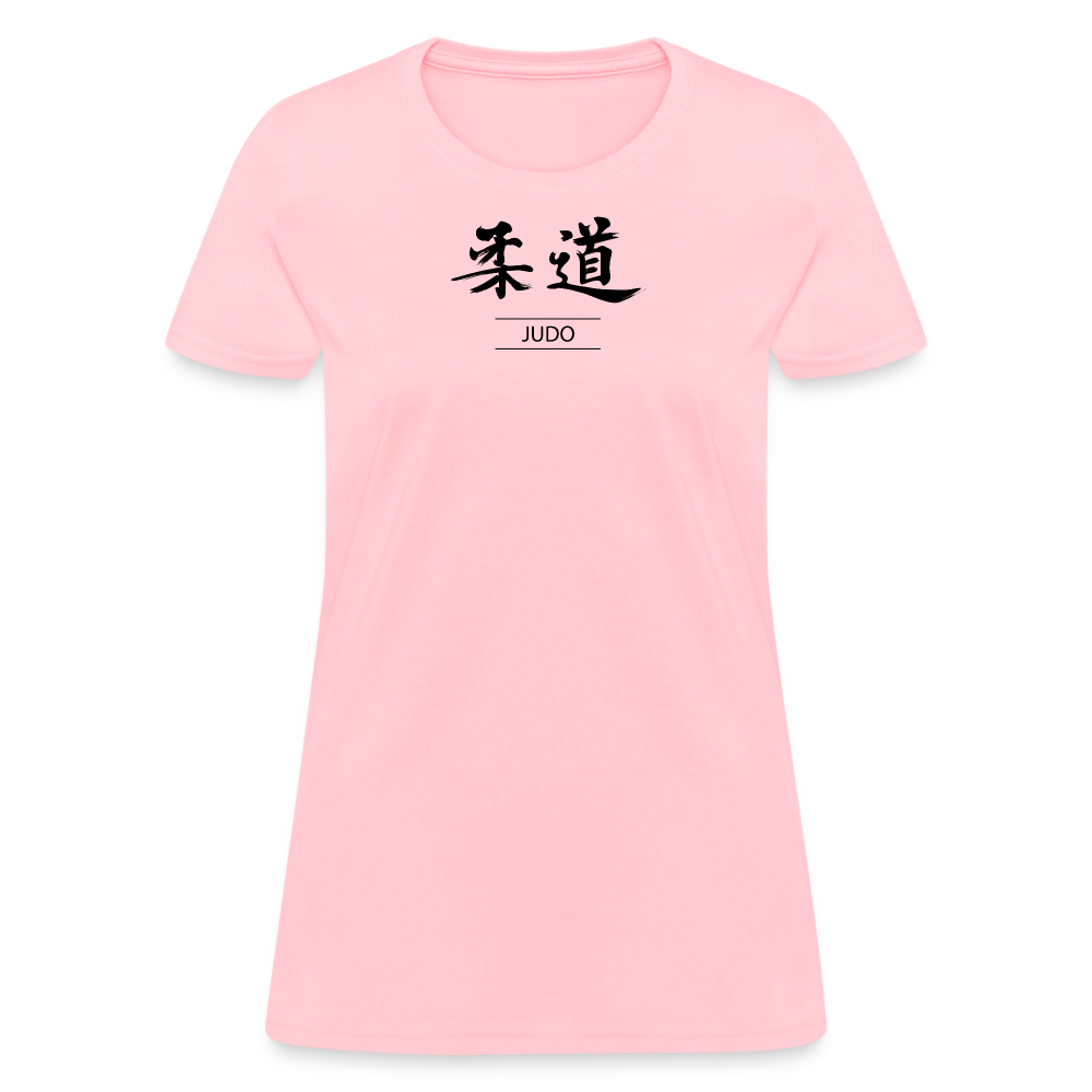 Judo Kanji Women's T-Shirt - pink